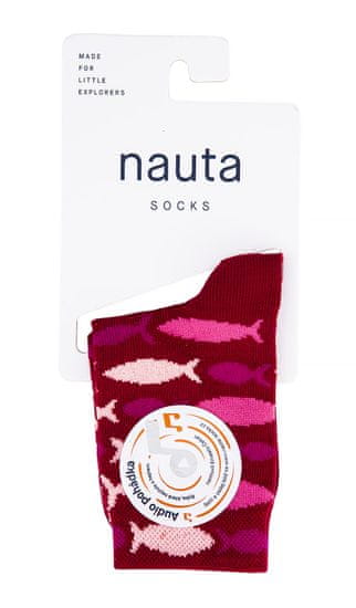 nauta socks dětské ponožky Gold fish s audio pohádkou