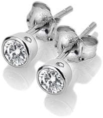 Hot Diamonds Stříbrné náušnice s topazy a pravým diamantem Willow DE584