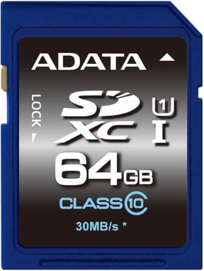 Adata SDXC Premier 64GB UHS-I (ASDX64GUICL10-R)