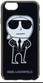 Karl Lagerfeld K-Team Black TPU Pouzdro pro iPhone 6/6S KLHCP6HTKKA