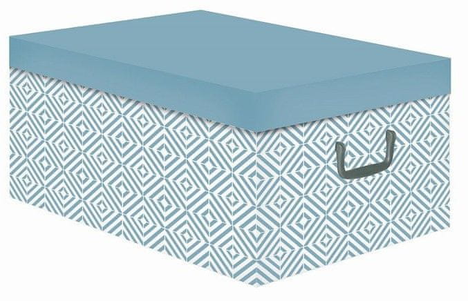 Levně Compactor Nordic skládací úložná krabice - karton, světle modrá