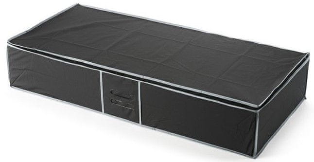 Levně Compactor Textilní úložný box na oblečení pod postel, černý