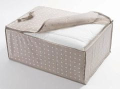 Compactor Rivoli textilní úložný box na peřinu, hnědý
