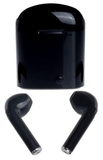 Power+ iS7 bezdrátová sluchátka, černá iS7-BK