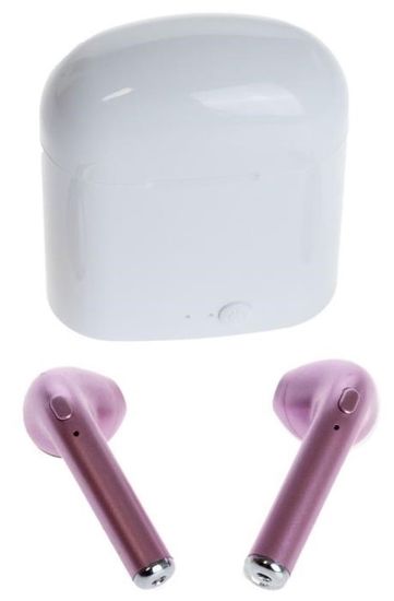 Power+ iS7 bezdrátová sluchátka, růžová iS7-PK