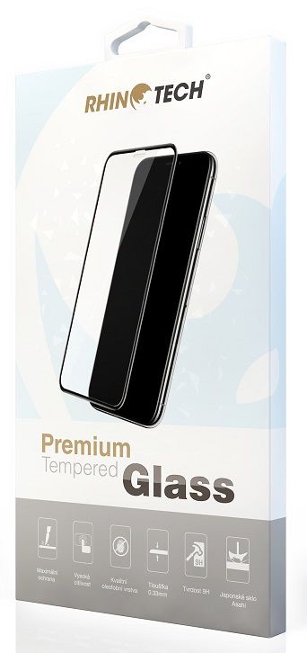 RhinoTech 2 Tvrzené ochranné 2,5D sklo pro Huawei Y7 2018 (Full Glue) Black RT119