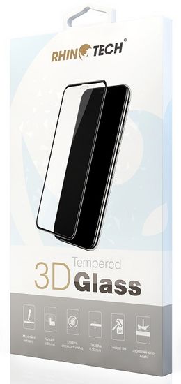 RhinoTech 2 Tvrzené ochranné 3D sklo pro Apple iPhone 7/8, bílé RT055 (včetně instalačního rámečku)
