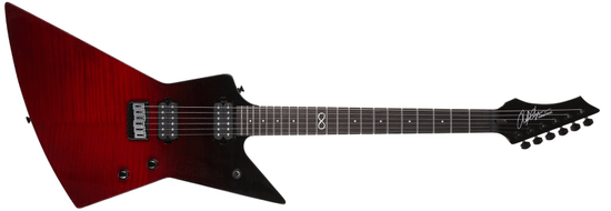 Chapman Guitars Ghost Fret Black Blood V2 Elektrická kytara
