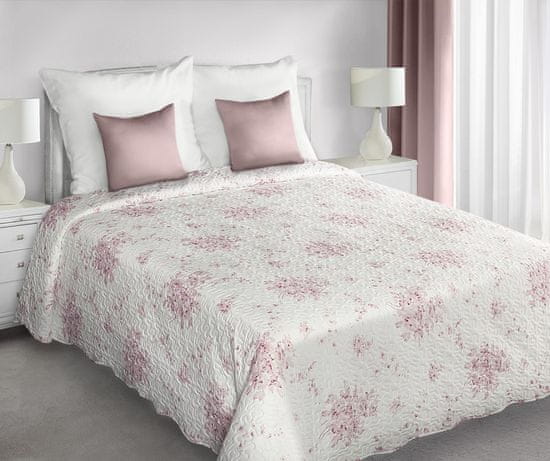 My Best Home Přehoz na postel JENIFER růžové květy, 220 x 240 cm