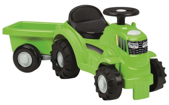 Ecoiffier Odrážedlo Traktor s vlekem zelené