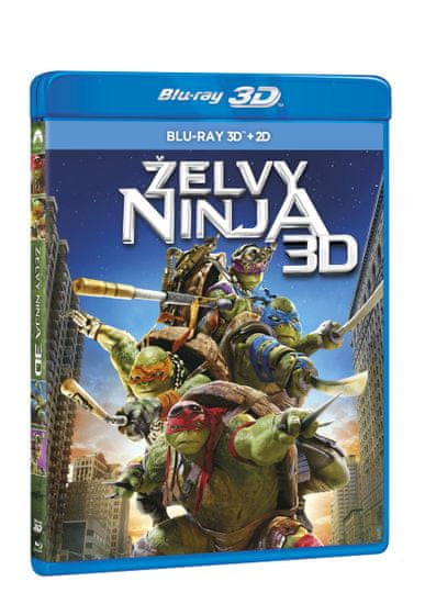 Želvy Ninja 3D+2D (2 disky)