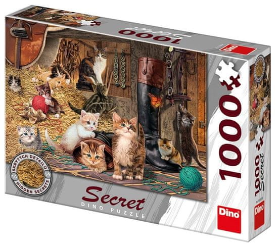 Dino Kočičky Secret collection 1000 dílků