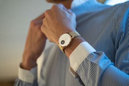Chytré hybridní hodinky Withings Steel HR, voděodolné, stylové, módní, elegantní, analogové ručičky, zobrazování oznámení, dlouhá výdrž baterie