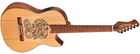 Ortega FLAMETAL-ONE Klasická elektroakustická kytara