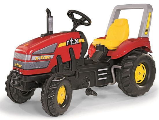 Rolly Toys Šlapací traktor X-Trac s řadící pákou - červený