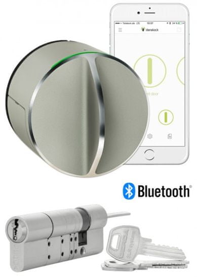 danalock V3 set - Chytrý zámek a cylindrická vložka - Bluetooth - rozbaleno