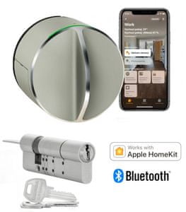 Danalock V3, chytrý zámek, cylindrická vložka, vysoká úroveň zabezpečení, bezpečnostní, Bluetooth, HomeKit, odemykání telefonem.