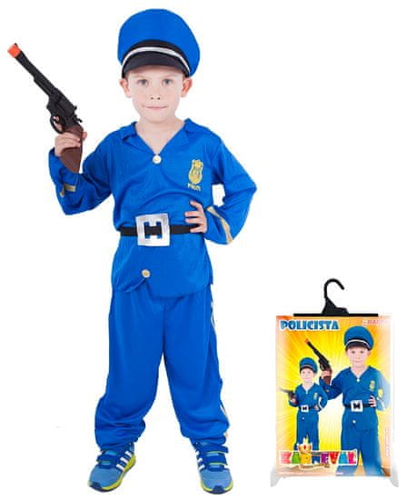 Rappa Karnevalový kostým policista vel. S