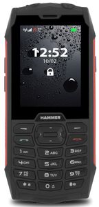 myPhone Hammer 4, odolný tlačítkový telefon, voděodolný, odolný proti prachu.