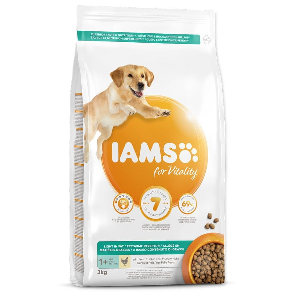 Levně IAMS Dog Adult Weight Control Chicken 3 kg