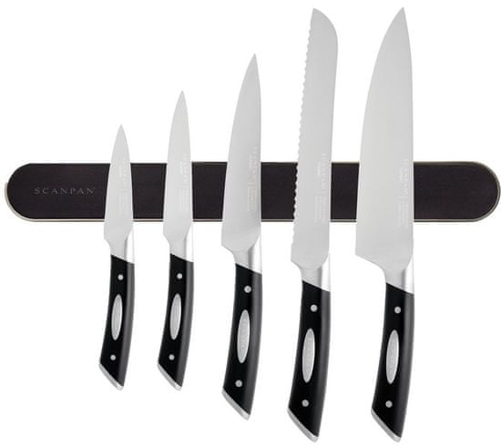 SCANPAN 6 dílná sada - 5x nůž a lišta na nože
