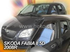 HEKO Ofuky oken Škoda Fabia II. 2007-2014 (4 díly, combi)