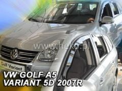 HEKO Ofuky oken VW Golf V. 2007-2010 (combi, A5, 4 díly)