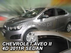 HEKO Ofuky oken Chevrolet Aveo 2011-2015 (4 díly, sedan)
