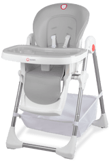 Lionelo Jídelní židlička LINN PLUS Grey
