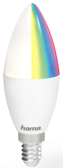 Hama WiFi LED žárovka, E14, RGB