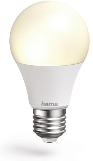 Hama WiFi LED žárovka, E27, bílá teplá/studená