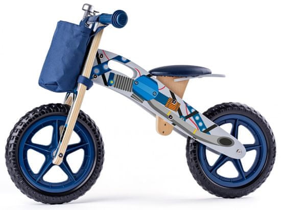 Woody Odrážedlo motorka, modrá