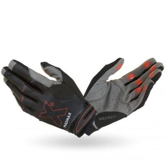 Mad Max Fitness rukavice Crossfit 103 - černé/šedé