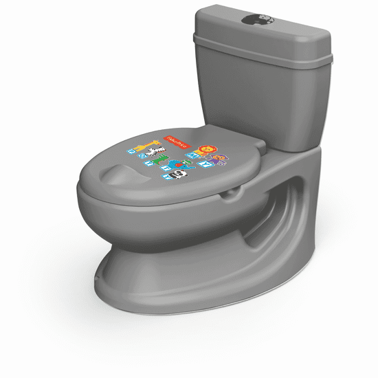 Fisher-Price Dětská toaleta, šedá - zánovní