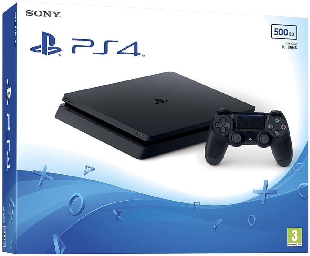 Sony Playstation 4 Slim - 500GB, (PS719407775) - použité - použité