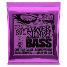Ernie Ball 2831 Power Slinky Bass Nickel Wound .055 - .110 - struny na basovou kytaru