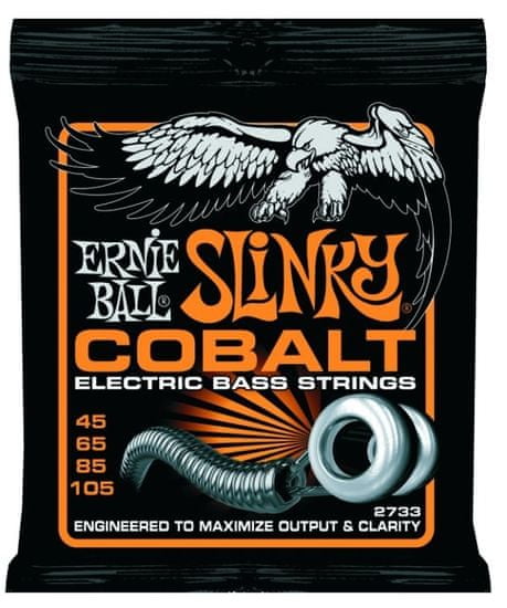 Ernie Ball 2733 Hybrid Cobalt Bass Strings .045 - .105 - basové struny