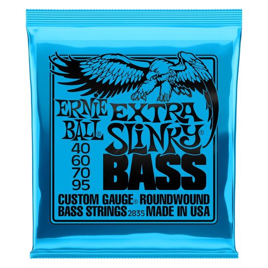 Ernie Ball 2835 Extra Slinky Bass Nickel Wound .040 - .095 - struny na basovou kytaru - 1ks