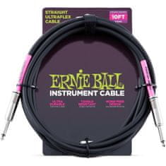 Ernie Ball 6048 10" Instrument Classic Cable - nástrojový kabel rovný / rovný jack - 3.05m
