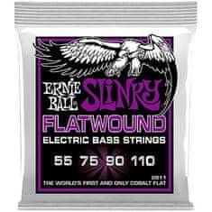 Ernie Ball 2811 SLINKY FLATWOUND POWER 55 – 110