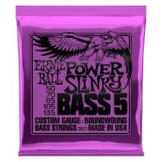 Ernie Ball 2821 Power Slinky 5-string Bass Nickel Wound .050 - .135