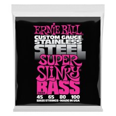 Ernie Ball 2844 Stainless Steel Super Slinky Bass .045 - .100 - struny na basovou kytaru