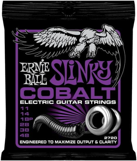 Ernie Ball 2720 Cobalt Slinky .011-.048 struny na elektrickou kytaru