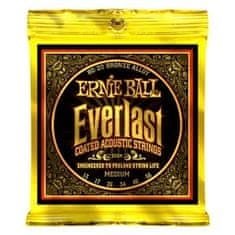 Ernie Ball 2554 Everlast 80/20 Bronze Medium Coated /13-56/ - "potažené" struny na akustickou kytaru