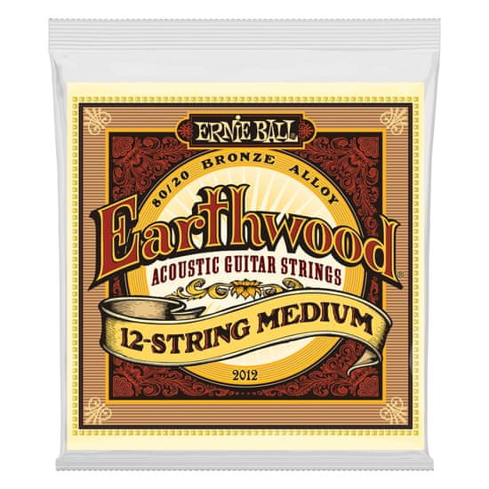 Ernie Ball 2012 Earthwood 12-string Medium .011 - .052 Acoustic 80/20 Bronze