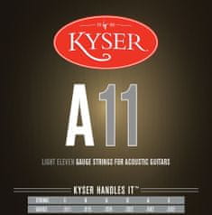 Kyser USA LIGHT A11, 92/8 phosphor bronze, 11-52 - struny na akustickou kytaru
