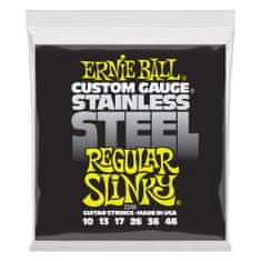 Ernie Ball 2246 Stainless Steel Regular Slinky .010 - .046 struny na elektrickou kytaru