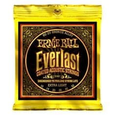 Ernie Ball 2560 Everlast 80/20 Bronze Extra Light Coated /10-50/ - "potažené" struny na akustickou kytaru - 1ks