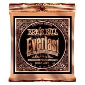 Ernie Ball 2550 Everlast Phosphor Bronze Extra Light Coated /10-50/ - "potažené" struny na akustickou kytaru
