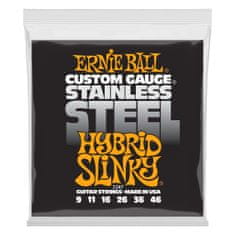 Ernie Ball 2247 Stainless Steel Hybrid Slinky .009 - .046 struny na elektrickou kytaru